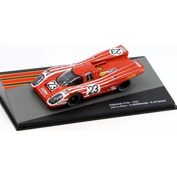 autíčko Porsche 917K 24h Le Mans 1970 H.Herrmann - R. Attwood 1:43 - Centauria časopis s modelem #37 Porsche 917K 24h Le Mans - 1:43 kovový model