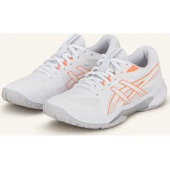 Dámská obuv Asics Dámské Sálové Boty Gel-Tactic 13, bílá / oranžová, 42
