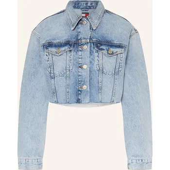 Tommy Jeans Dámská Cropped Džínová Bunda Ze Směsi Materiálů,...