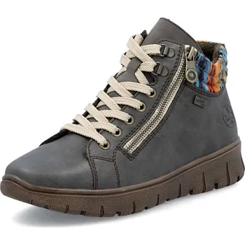 Dámské kozačky Dámská kotníková obuv RIEKER N1305-45 šedá W5 43