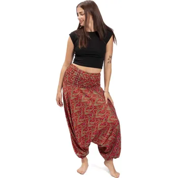 Harémové kalhoty / Sultánky ZARI červená III.