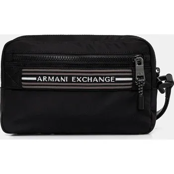 Kosmetická taška Armani Exchange černá barva, XM001607 AF17206 XM001607.AF17206
