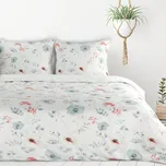 POVLEČENÍ Z MIKROVLÁKNA INES 200X220 CM, 2KS 70X80 CM KVĚTINY