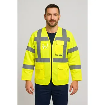 reflexní vesta PORTWEST HI-VIS S475 / Reflexní blůza - Žlutá, vel. S