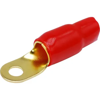 Kabelové oko Oko pro 50 mm² kabel / 8,4 mm otvor / 18 mm šířka / červené