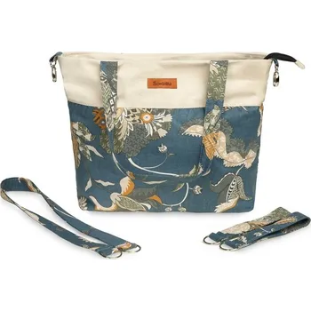 Přebalování Velká taška, na kočárek i do porodnice, velvet, Maroko