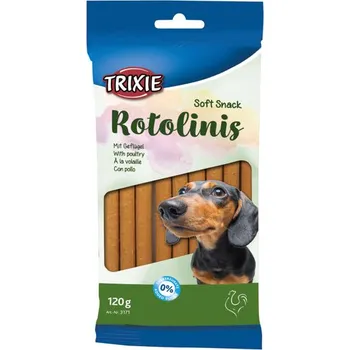 Pamlsek pro psa Trixie GmbH a Co.KG Pochoutka Soft Snack ROTOLINIS drůbeží12ks,120g/12cmTR