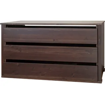 Knihovna Komoda ROSITA 2 modul do šatní skříně z borovicového masivu