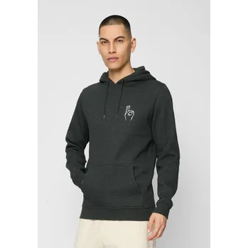 Pánské oblečení Easy Sign Hoody dřevěné uhlí Mister Tee šedá 2540385