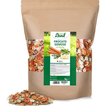 Krmivo pro ptáka REAVET Ovocné a zeleninové vločky s bylinkami (1 kg)