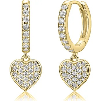 Náušnice Olivie SRDÍČKO 9634 zlatá