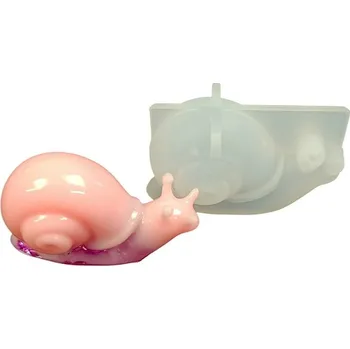Forma na odlévání Silikonová forma – šnek 3D Varianta: 4,5 x 2,1 x 2,6