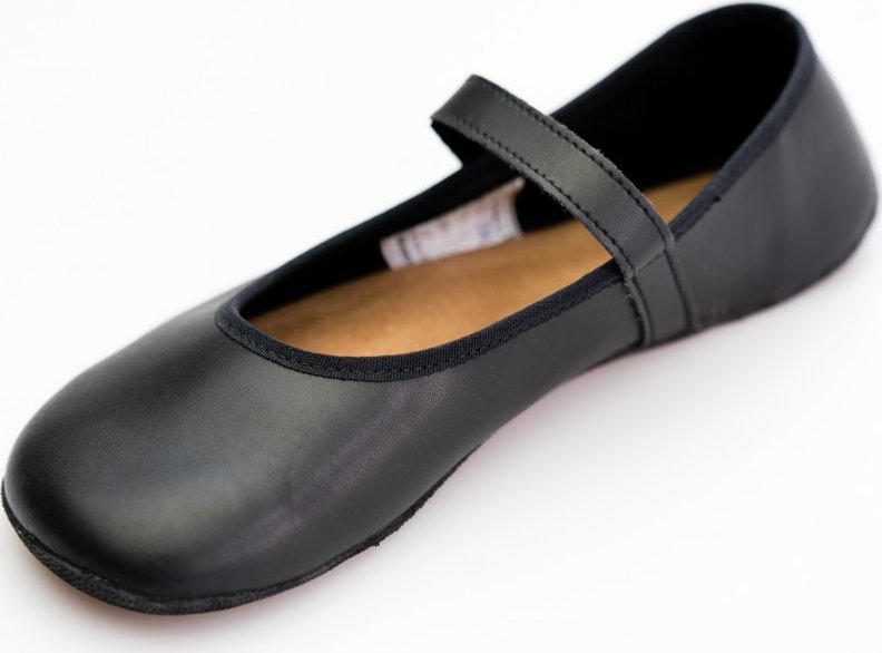 Ahinsa Shoes Ahinsa ANANDA Bare Balerínka Černá CF+ Velikost: 40