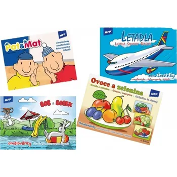 omalovánky Omalovánka - různé druhy, 8 listů - 1ks