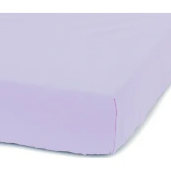 Prostěradlo Bavlněné prostěradlo 60x120cm - sv. fialová