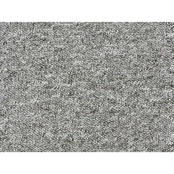 Koberec Metrážní koberec Bingo 6825 šedý Šíře role: 4 m Nízká cena, vysoká odolnost