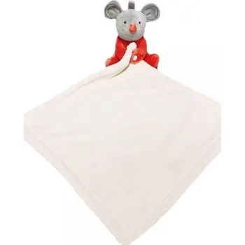 Baby Ručník s hračkou Myška, 35x35cm