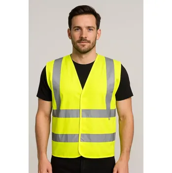 reflexní vesta Portwest Hi-Vis Výstražná vesta s nehořlavou úpravou FR70, Žlutá, vel. L/XL