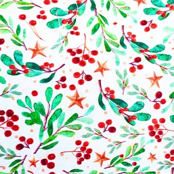 Rumitex Bavlněná látka, cena za 1 metr, šíře 150cm, BÍLÁ, BOBULE