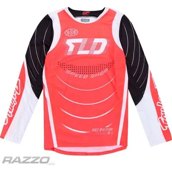Cyklistické oblečení Pánský dres TroyLeeDesigns GP PRO Jersey Spun Red 2025 XXL