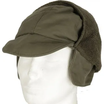 Čepice Čepice BW zimní s kšiltem ZELENÁ použitá