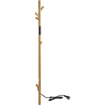 Radiátor Bemeta Elektrický sušák ručníků 1180 mm, tyč, 30W, nerez, mat, zlatá 704153015