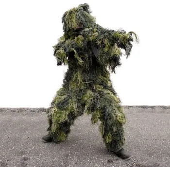 Převlek maskovací GHILLIE SUIT WOODLAND 4ks, velikost XL,XXL