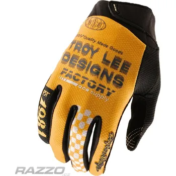 Moto oblečení Rukavice TroyLeeDesigns GP PRO Glove Factory Gold 2025 11 - XL