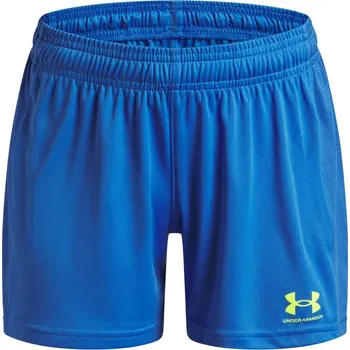 Dívčí kraťasy Under Armour Woven Tracksuit Shorts Blue Atlantis 13 let