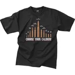 Triko VINTAGE CHOOSE YOUR CALIBER ČERNÉ, velikost XXL