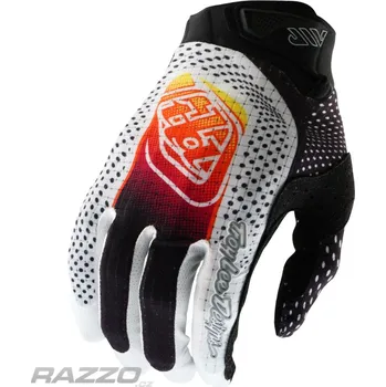 Moto rukavice Rukavice TroyLeeDesigns AIR Glove Optic White Black 2025 8 - S
