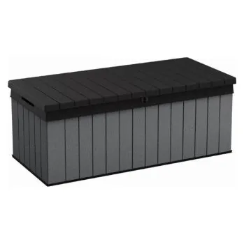 Zahradní nábytek KETER Zahradní box Darwin 380 l 142,5 x 54,5 x 65,3 cm šedá
