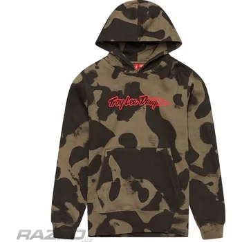 Chlapecká mikina Dětská mikina TroyLeeDesigns Youth Signature Pullover Hoody Olive Camo Youth - M
