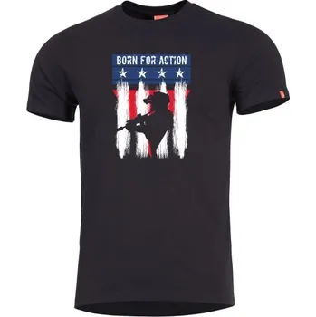 Pánské tričko Triko BORN FOR ACTION RANGER ČERNÉ, velikost L