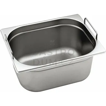 GN 1/2 (h=150 mm) nerezová plná s uchy OPTINOX