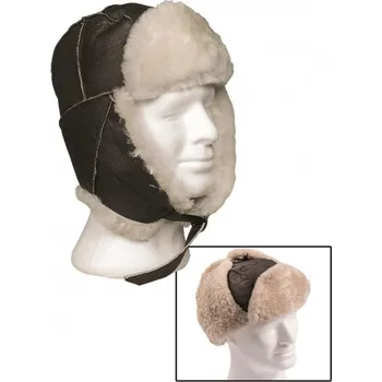 Čepice Beranice kožená US AF B3 HNĚDÁ vel.XL, velikost XL