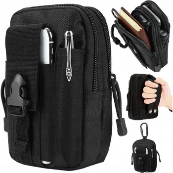 turistický batoh Taktické pouzdro (sumka) na opasek černá