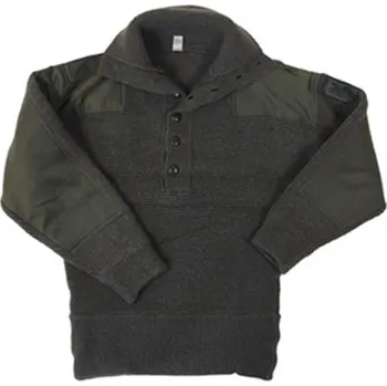 Pánský svetr Svetr RAKOUSKÝ ALPIN s knoflíky ZELENÝ použitý, velikost 2