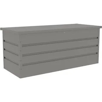Zahradní úložný box G21 Plechový zahradní box Denver 770 l 173,8 x 73 x 72,7 cm metalická šedá
