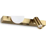 Ideal lux I336671 LED nástěnné svítidlo PING PONG | 6W integrovaný LED zdroj + sada - Trio LED žárovka 2x10W | E27 | 3000K | 806lm