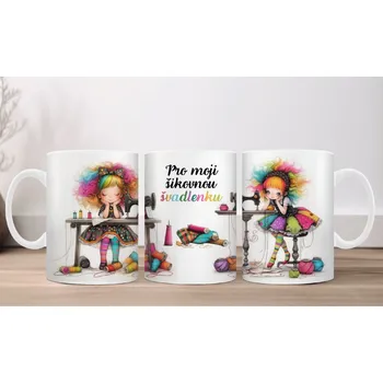 Hrnek 330ml, ŠIKOVNÁ ŠVADLENKA, cena za 1 ks