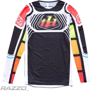 cyklistický dres Pánský dres TroyLeeDesigns SE PRO Jersey Wavez Multi L