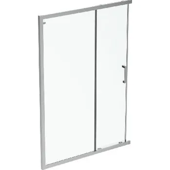 Sprchové dveře Ideal Standard Connect 2 - Posuvné sprchové dveře, dvoudílné, 80 cm, silver bright/čiré sklo K9259EO
