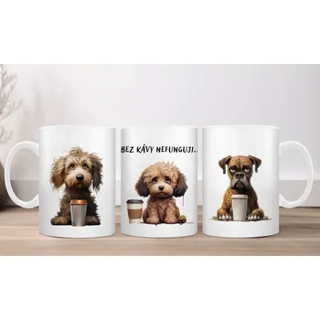 Hrnek 330ml, BEZ KÁVY NEFUNGUJI..., cena za 1 ks
