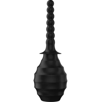 Mr. Play – Anální sprcha s flexibilním nástavcem – 330 ml – Černá Dárek zdarma