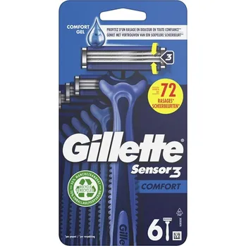 Gillette Sensor3 Comfort holící jednorázový strojek 6 ks