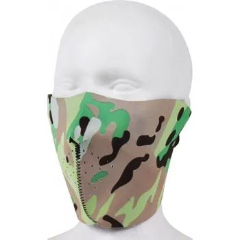 Čepice Maska neoprenová oboustranná ČERNÁ/DTC multi