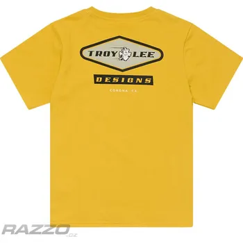Chlapecké tričko Dětské tričko TroyLeeDesigns Youth Carb Short Sleeve Tee Golden Youth - S