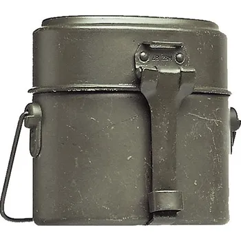 Kempingové nádobí Nádobí jídelní /ledvina/ BW 3 ks ALU ZELENÉ použité