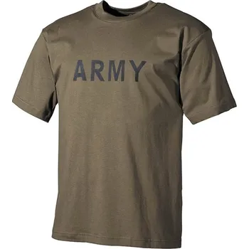 Pánské tričko Triko US ARMY ZELENÉ, velikost L